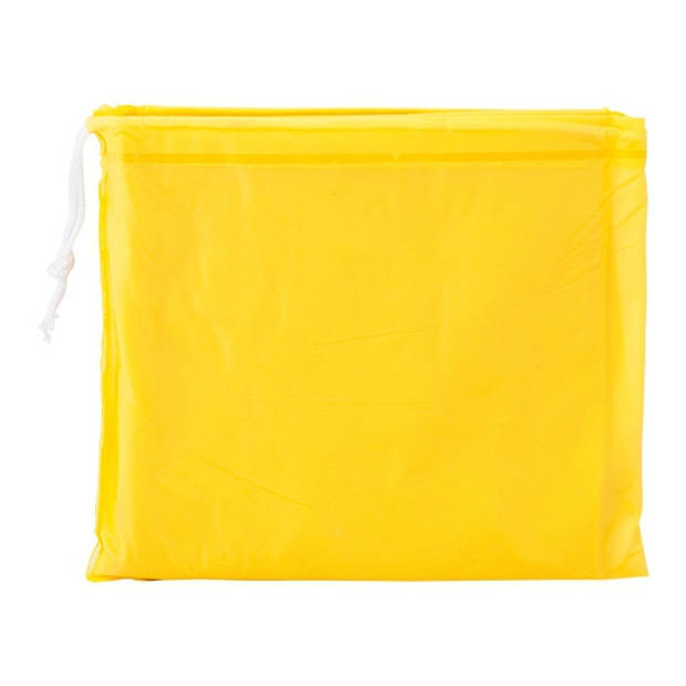 8x Gele regenponcho voor kids - Regenponcho's