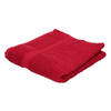 Badkamer/douche handdoeken rood 50 x 100 cm - Badhanddoek