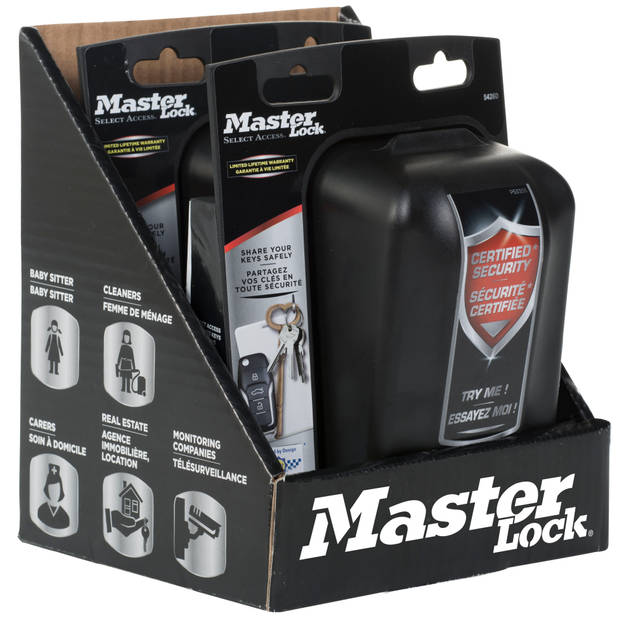MasterLock Sleutelkluis XL - Sold Secure - zink
