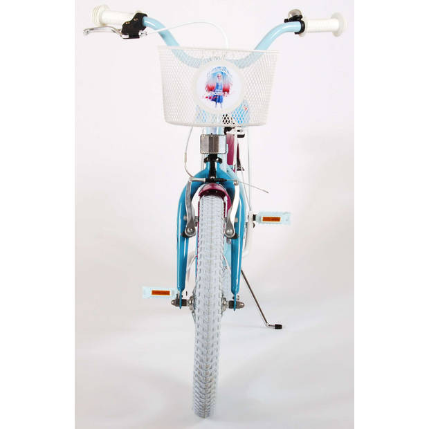 Disney Meisjesfiets Frozen 18 Inch 28 cm Meisjes Terugtraprem Blauw