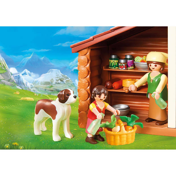 Playmobil Heidi Heidi met grootvader bij de alpenhut 70253