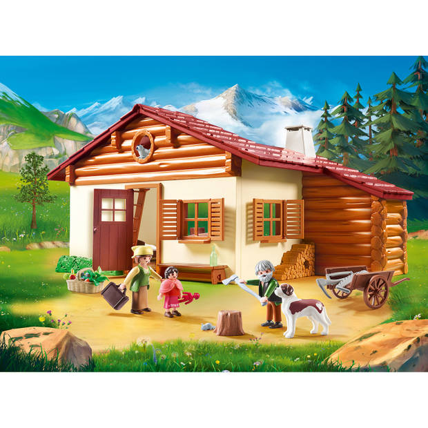 Playmobil Heidi Heidi met grootvader bij de alpenhut 70253