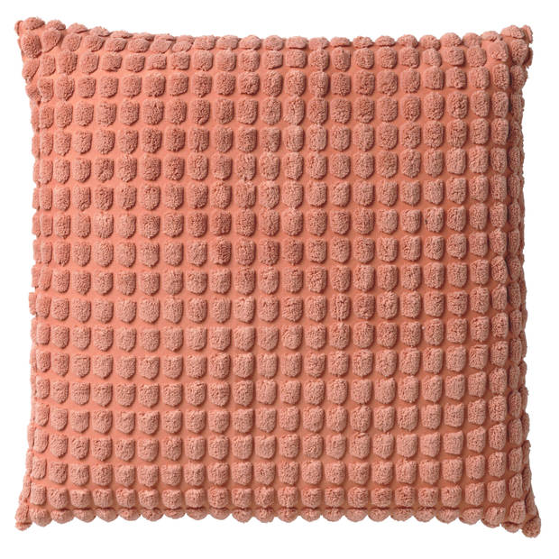 Dutch Decor - ROME - Kussenhoes 45x45 cm - 100% polyester - effen kleur - Muted Clay - roze