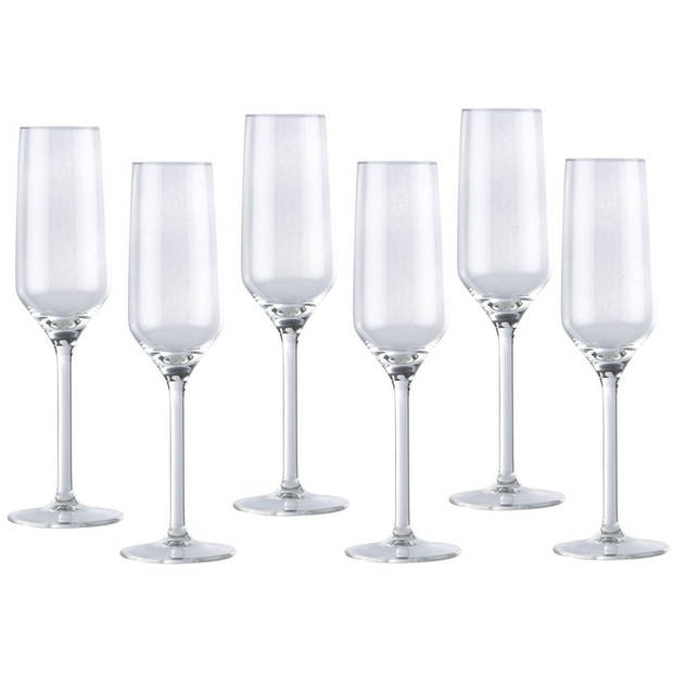 30x Champagneglas/glazen 22 centiliter - Champagneglazen