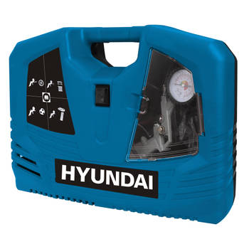 Blokker Hyundai compressor compact - 8 BAR - 1100W - 180 L/M - inclusief accessoires aanbieding