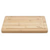 Snijplank bamboe hout rechthoek 29 cm - Snijplanken voor groente, fruit, vlees en vis - Keuken/kookbenodigdheden