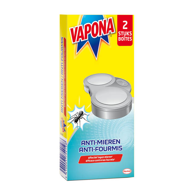 Vapona Insecten Bestrijding - Anti Mieren Mierenlokdozen - 2st.