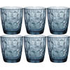 Set van 6x stuks tumbler waterglazen/drinkglazen blauw 300 ml - Drinkglazen