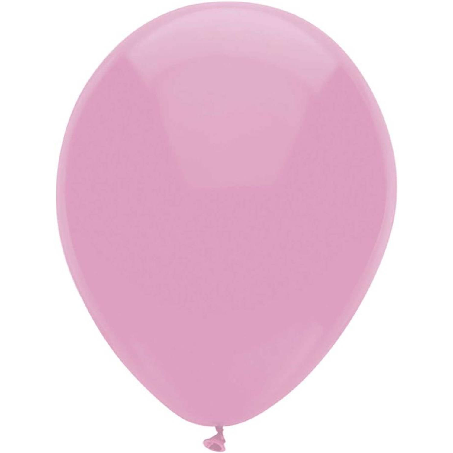 Haza - Ballonnen - roze - verjaardag/thema feest - 100x stuks - 29 cm