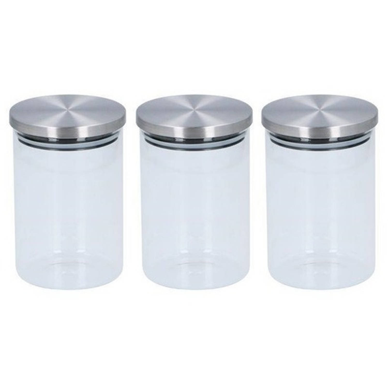 stimuleren Flikkeren Pickering 3x Glazen voorraadpot / snoeppot 800 ml - Voorraadpot | Blokker