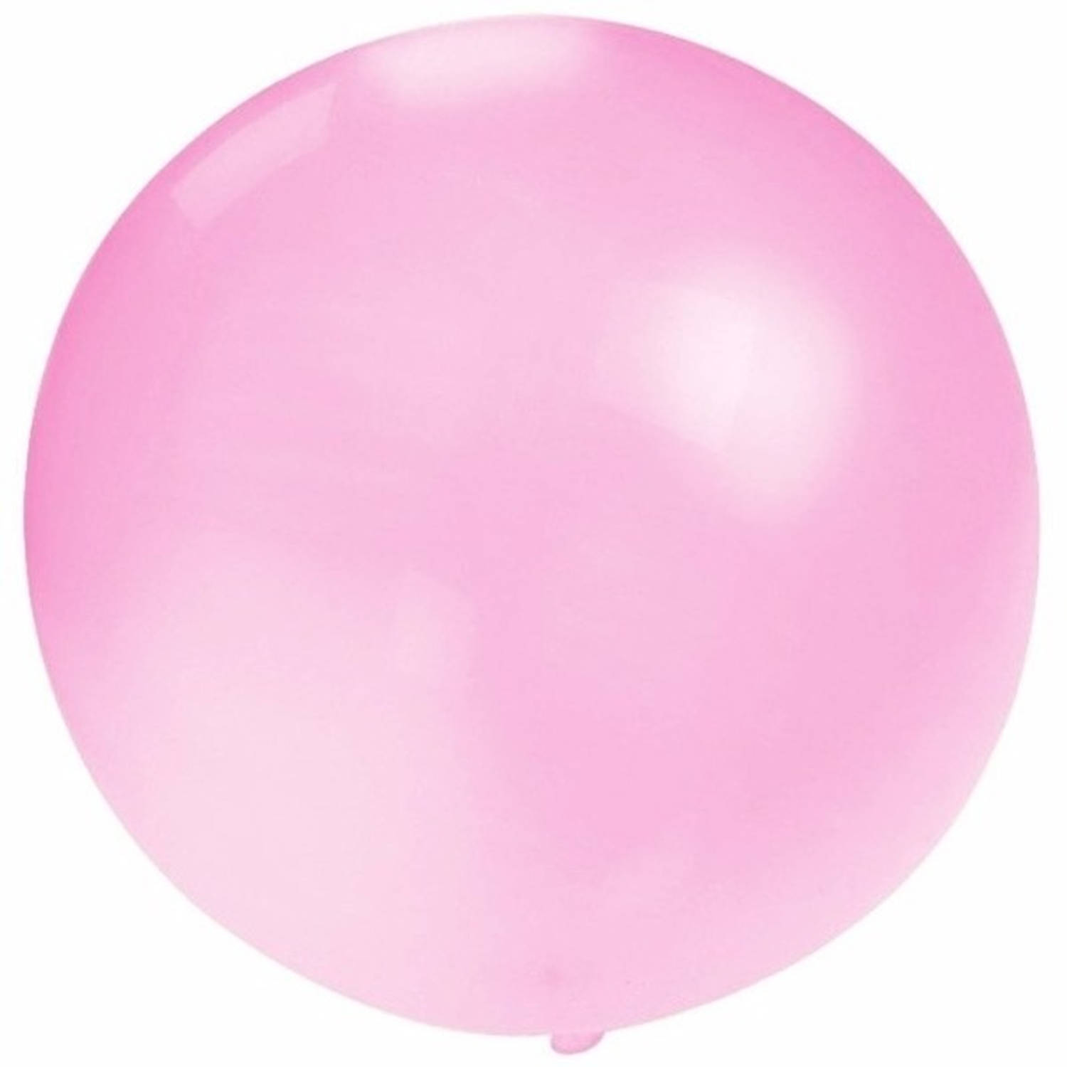 Ballon 24 inch Ø 60 cm baby roze