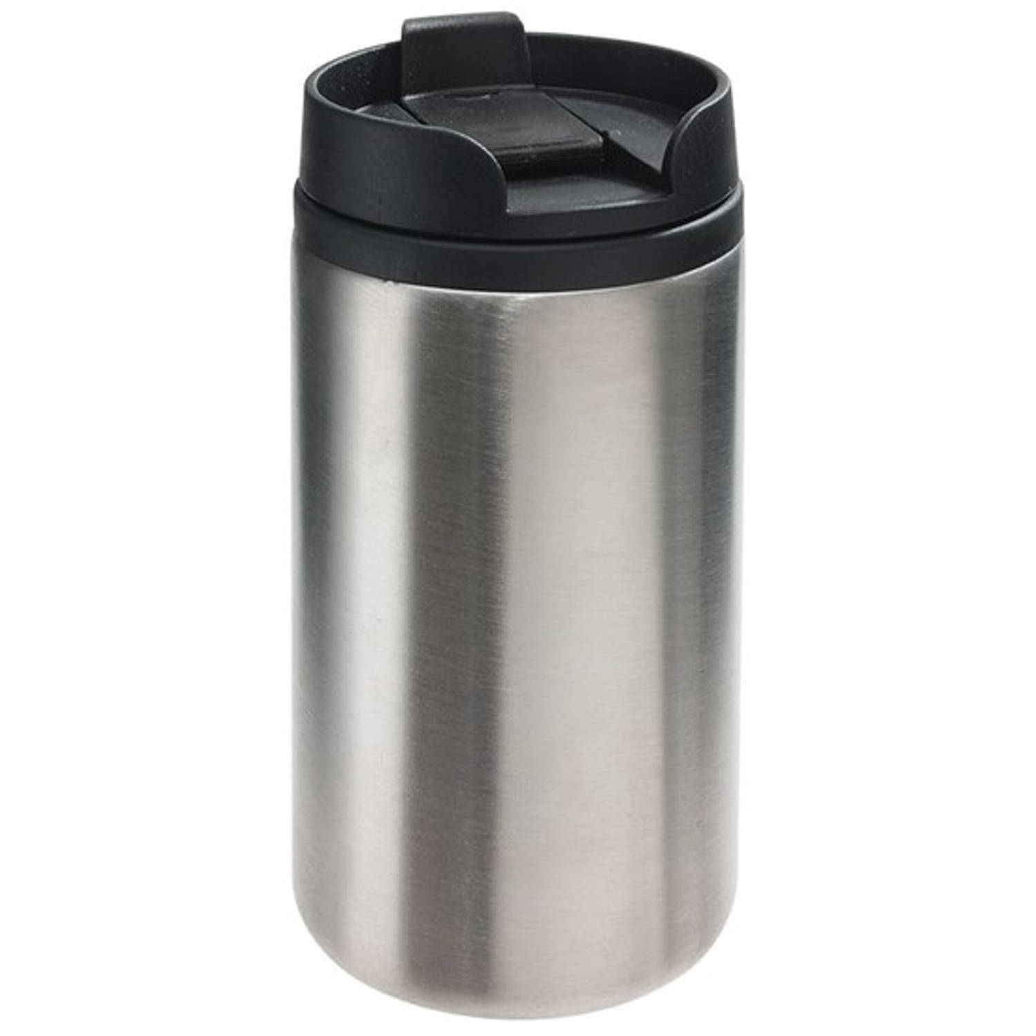 Thermosbeker-warmhoudbeker Metallic Zilver 290 Ml Thermo Koffie-thee Isoleerbekers Dubbelwandig Met 