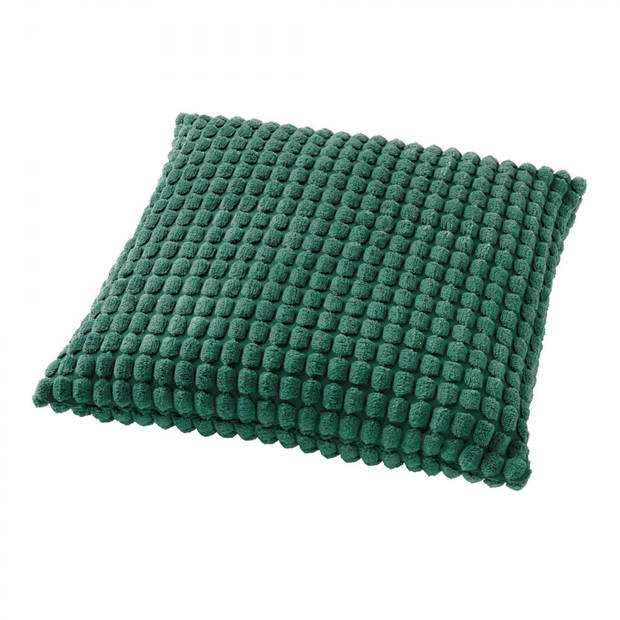 Dutch Decor - ROME - Kussenhoes 45x45 cm - 100% polyester - effen kleur - Galapagos Green - groen