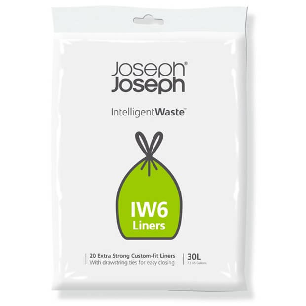 Joseph Joseph vuilniszak Intelligent Waste 30 liter zwart 20 stuks