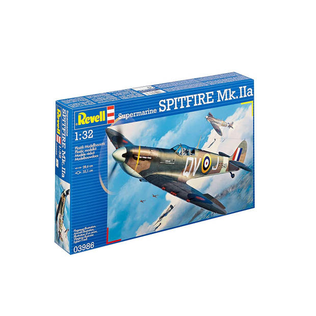 Revell modelbouwset Supermarine Spitfire Mk.IIa 1:32 groen 115-delig