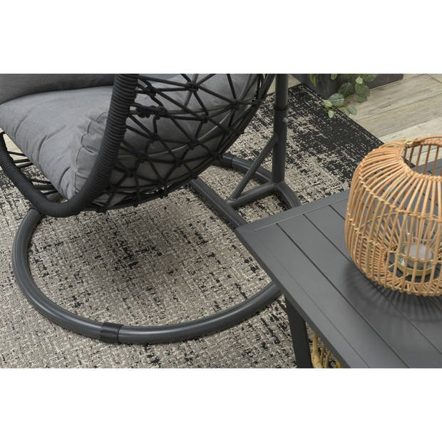 Garden Impressions Hangstoel Panama hangstoel ei - rope zwart