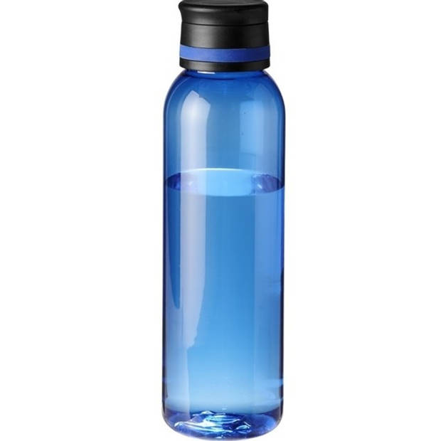 Blauwe drinkfles/waterfles met schroefdeksel 740ml - Sportfles