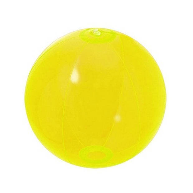 3x Neon gele strandbal - Strandballen
