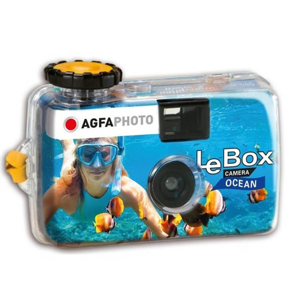 3x Wegwerp onderwatercameras/fototoestelen met flits voor 27 kleuren fotos - Wegwerpcameras