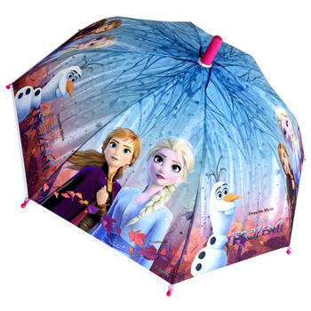 Chanos paraplu Frozen meisjes 46 cm roze/blauw