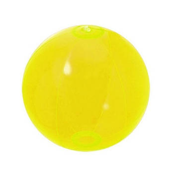 3x Neon gele strandbal - Strandballen