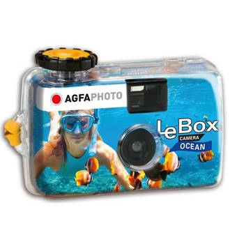 3x Wegwerp onderwatercameras/fototoestelen met flits voor 27 kleuren fotos - Wegwerpcameras