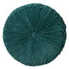 Dutch Decor - KAJA - Sierkussen rond velvet Ø40 cm - Sagebrush Green - groen