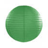 Donker groene lampion rond 25 cm - Feestlampionnen