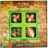 Eureka 3D Puzzle breinbrekerset Junior Wooden 4-delig groen