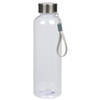 Drinkfles/waterfles transparant met RVS schroefdop 550 ml - Drinkflessen