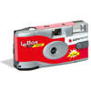 3x Wegwerp camera/fototoestel met flits voor 27 kleuren fotos - Wegwerpcameras