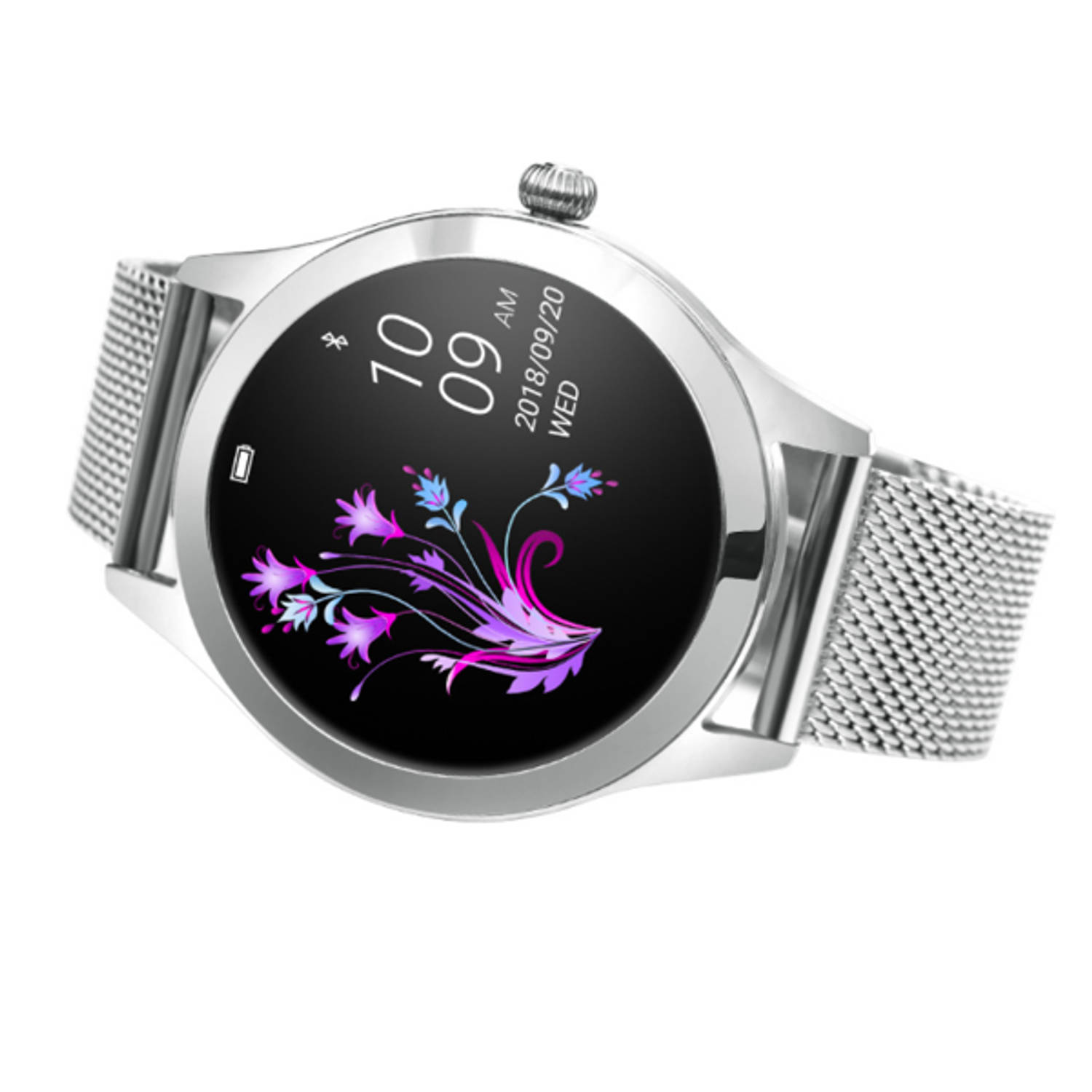 Reorganiseren Smash Vermelding Luxe Smartwatch Voor Vrouwen - Android en IOS - Met Bluetooth - Zilver |  Blokker