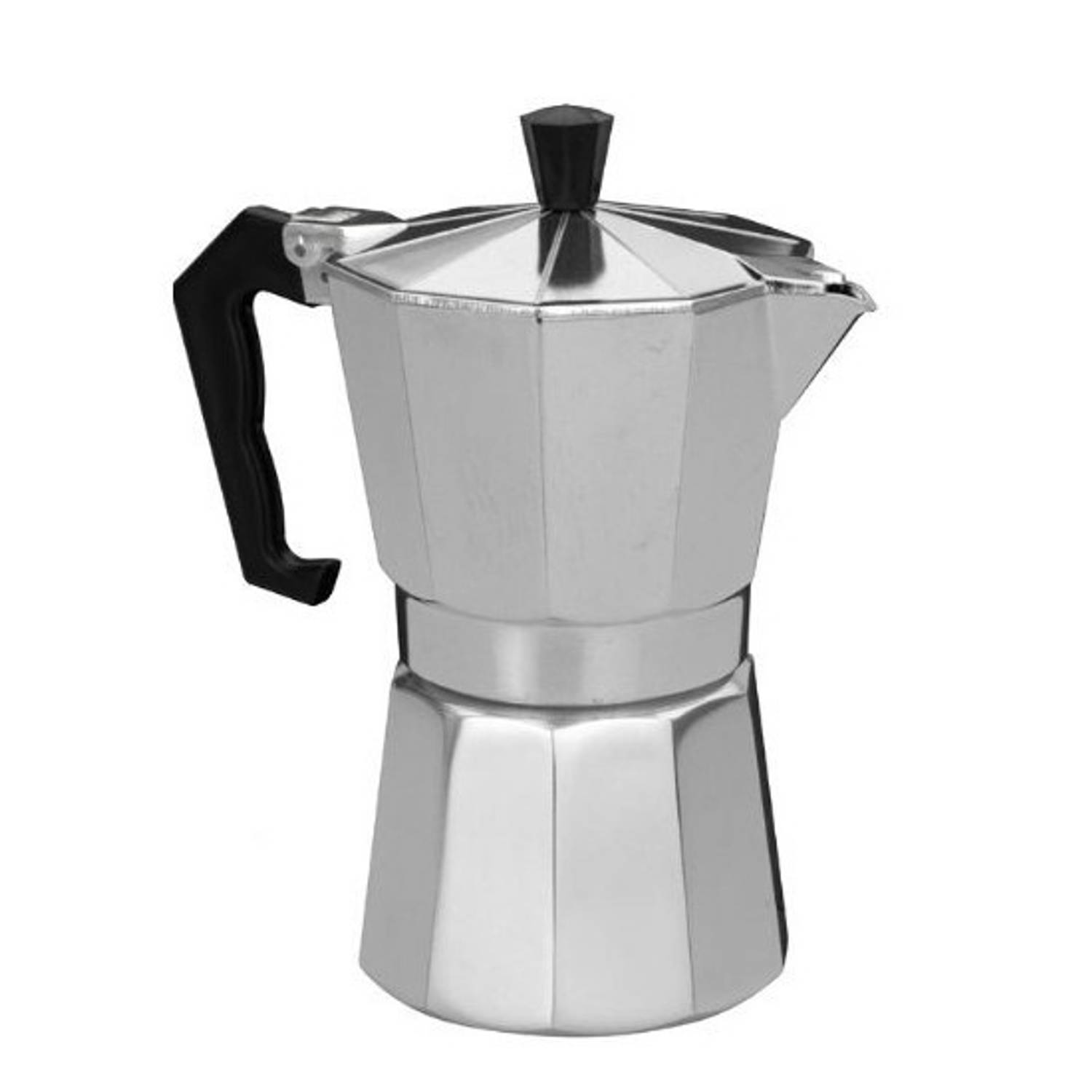 Zilveren Percolator Voor 3 Kopjes Koffiezetapparaat Koffiepercolator