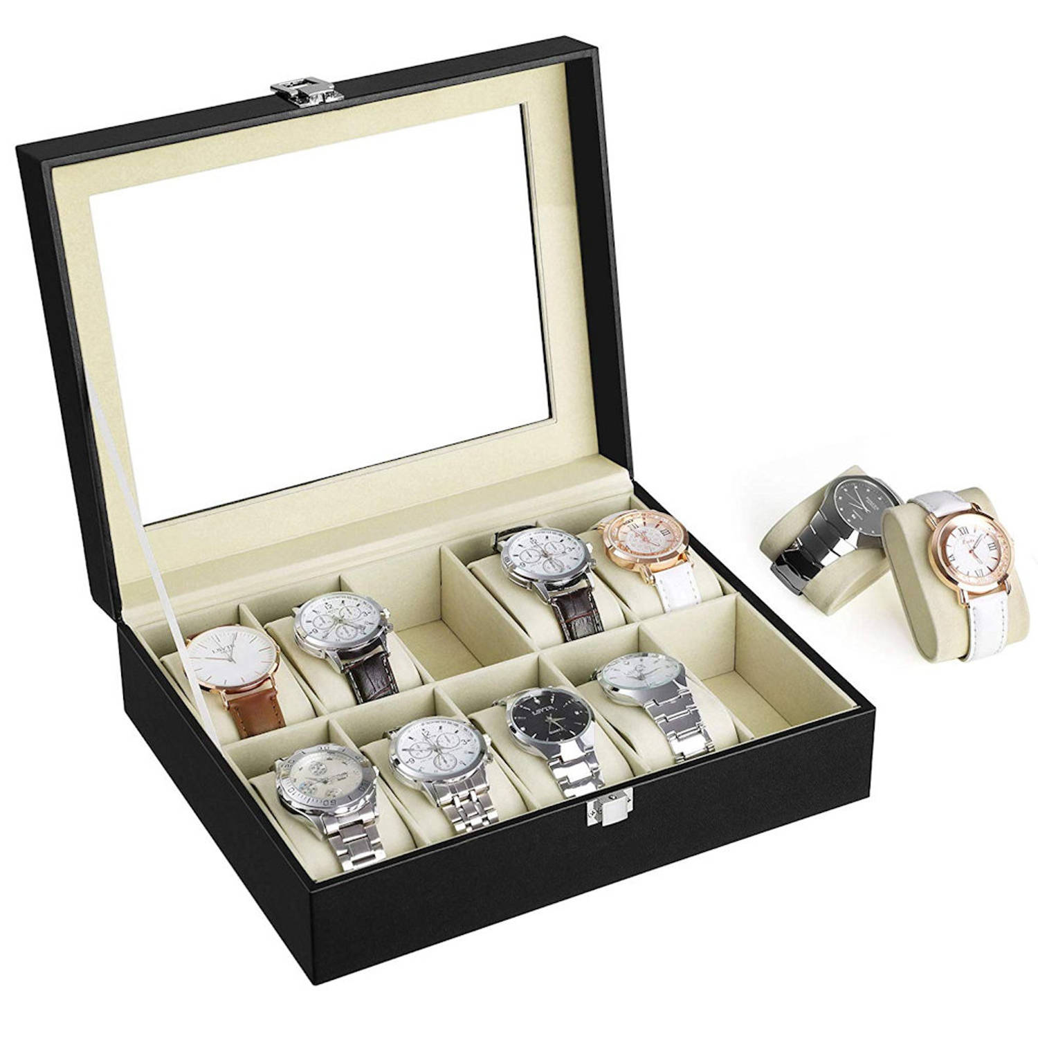 Luxe horlogebox - Heren en Dames horloge box | Blokker