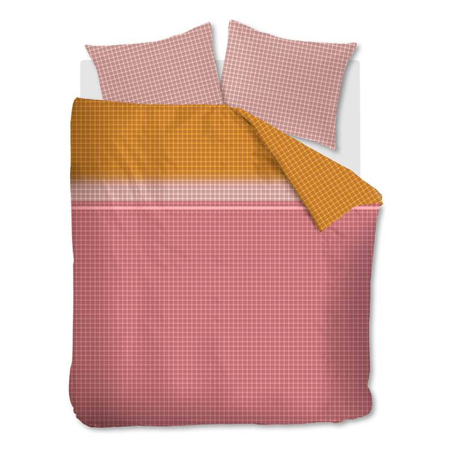 Beddinghouse Mirte Dekbedovertrek - Lits-jumeaux (240x200/220 Cm + 2 Slopen) - Katoen - Pink