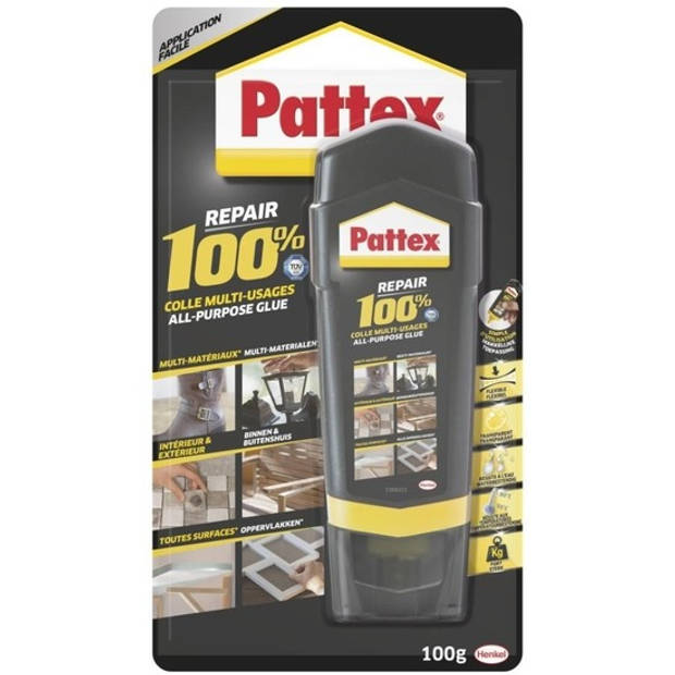 Pattex 100% repair alleslijm 100g - Hobbylijm