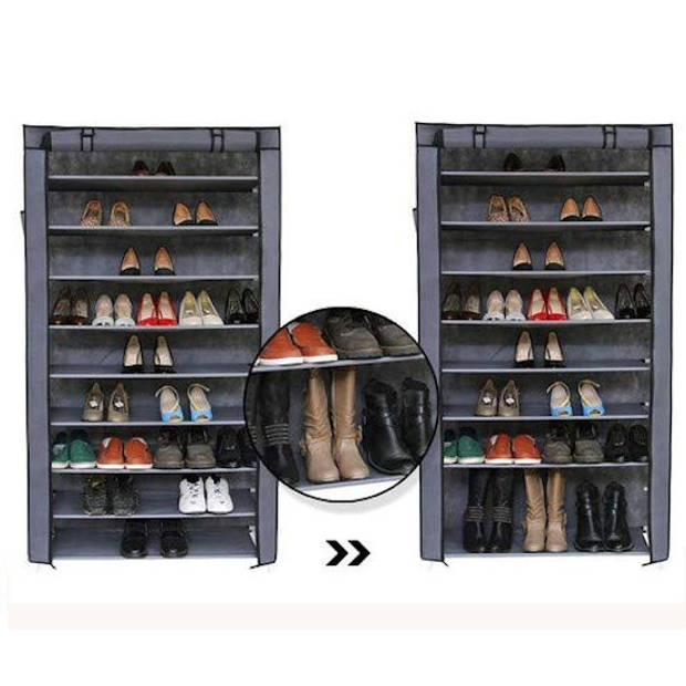 Schoenenrek XXL voor 40 paar schoenen - Met hoes - opbergsysteem