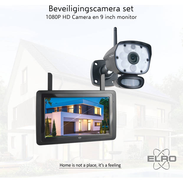 ELRO CZ60RIPS Draadloze 1080P HD Beveiligingscamera Set