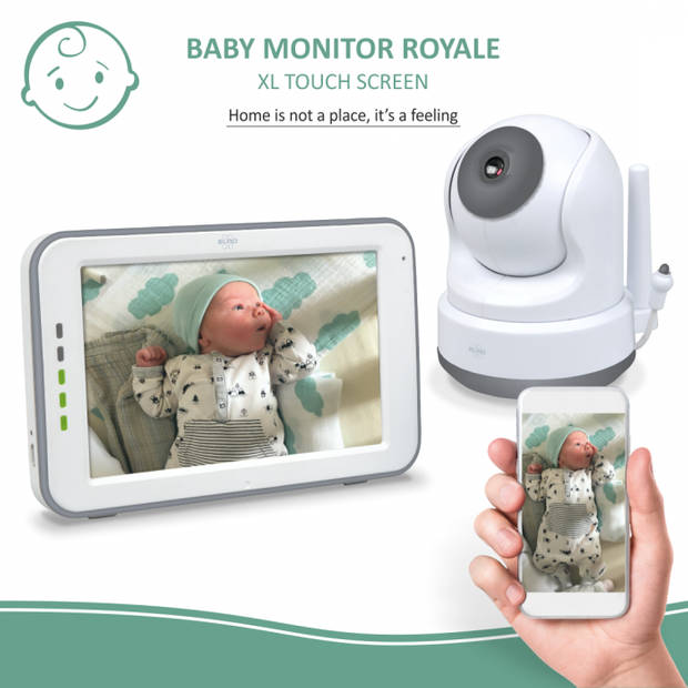 ELRO BC3000 Babyfoon Royale - met 12,7 cm Touchscreen Monitor HD- & App