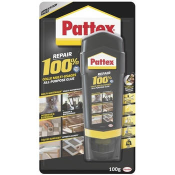 Pattex 100% repair alleslijm 100g - Hobbylijm