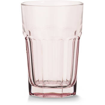 Blokker drinkglas IJssel 26 cl roze