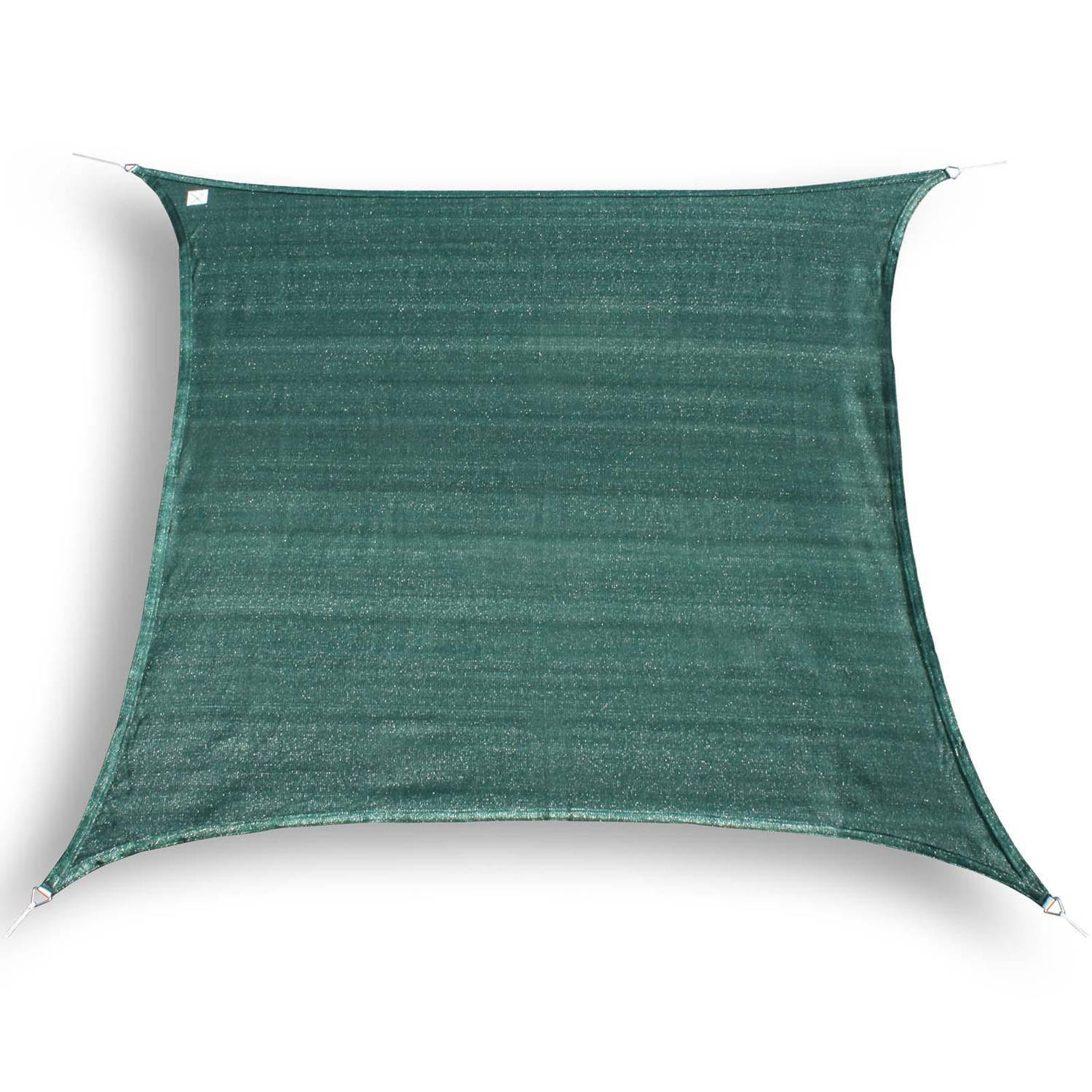 hanSe® Schaduwdoek Vierkant Waterdoorlatend 2x2 m Zonnedoek Groen