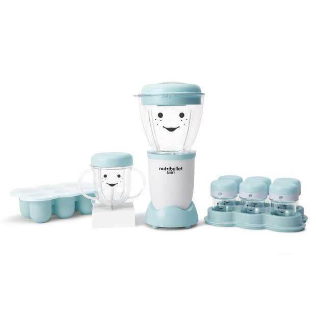 Nutribullet Baby - Blender voor babyvoeding bereiding - Incl. Handige Bewaarbakjes & Bekers