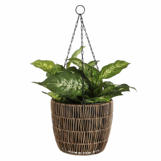 Mica Decorations Kunstplant Dieffenbachia - groen - 40 cm - Kunstplanten