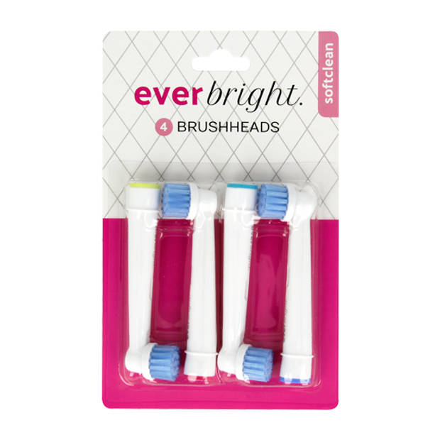 Everbright SoftClean opzetborstels - 4 stuks