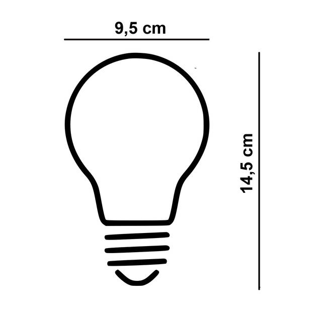 Freelight Lamp LED G95 5W 100 LM 1800K 3 Standen DIM Rook