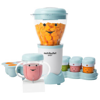 Nutribullet Baby - Blender voor babyvoeding bereiding - Incl. Handige Bewaarbakjes & Bekers