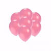 Kleine metallic roze party ballonnen 15x stuks van 13 cm - Ballonnen