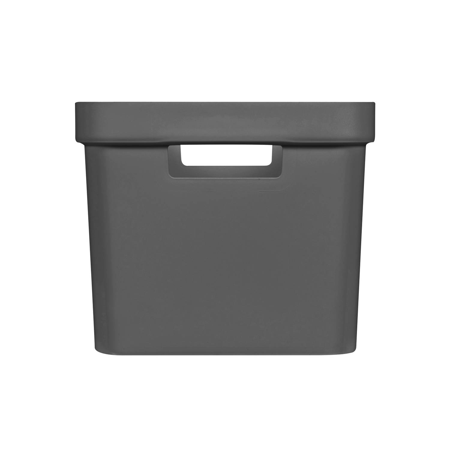 verzameling toevoegen aan Koe Curver Infinity opbergbox - 17L - 100% Recycled - Donkergrijs | Blokker