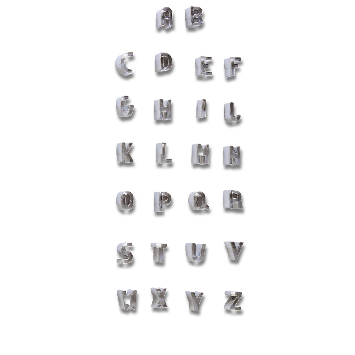 Bulk inschakelen klok Blokker Bakpret uitsteekvormpjes letters | Blokker